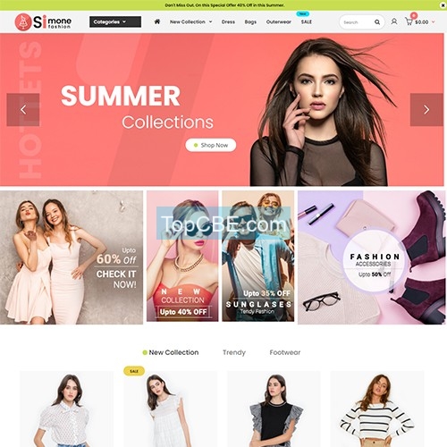 Simmone Opencart 多功能响应式主题 Simmone Opencart Mulitipurpose Responsive Theme