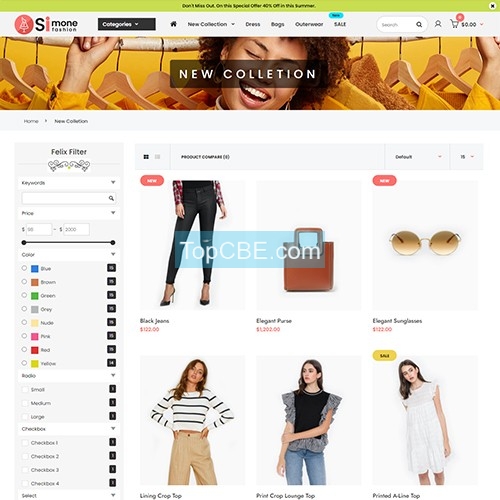 Simmone Opencart 多功能响应式主题 Simmone Opencart Mulitipurpose Responsive Theme