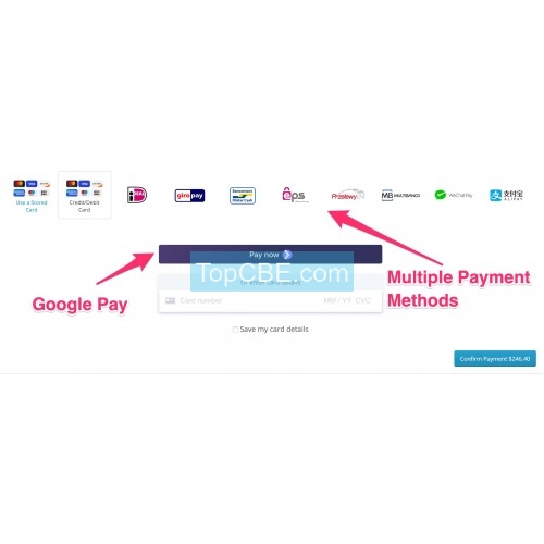 tcbe跨境电商 Stripe Gateway PRO Apple Pay SCA 3D Secure