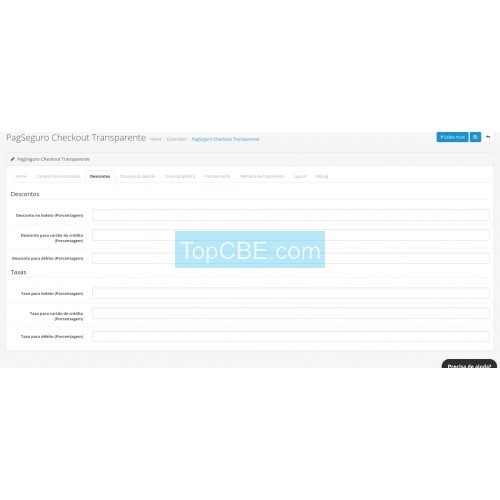 TCBE 跨境电商 PagSeguro Checkout Transparente