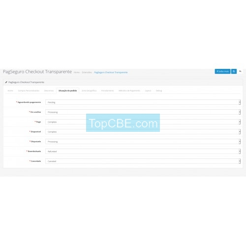 TCBE 跨境电商 PagSeguro Checkout Transparente