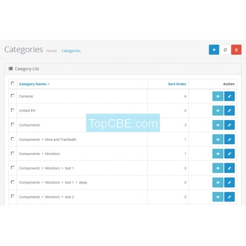 Opencart 后台添加快速查看按钮到前台查看 评论/品牌/类别/产品/信息 tcbe茗月跨界论坛