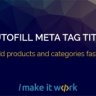 Opencart 自动填写 Meta Tag 标题
